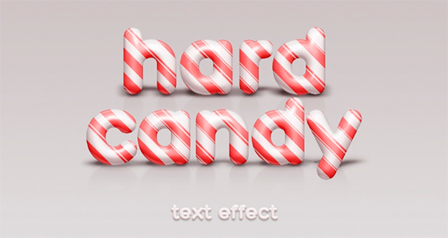 Download Candy Cane, Candy text effect - Free Text Effect PSD ...