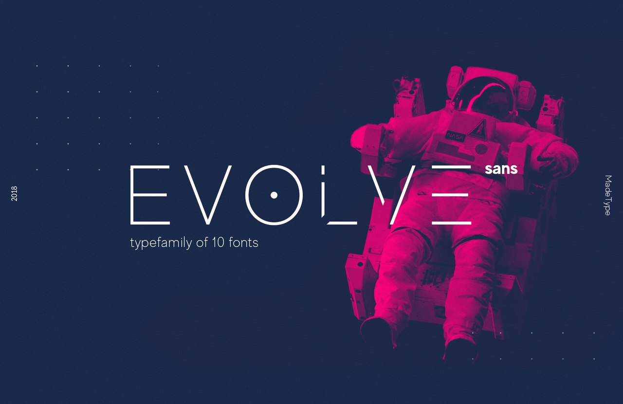 MADE Evolve Sans EVO шрифт #3057 скачать бесплатно онлайн