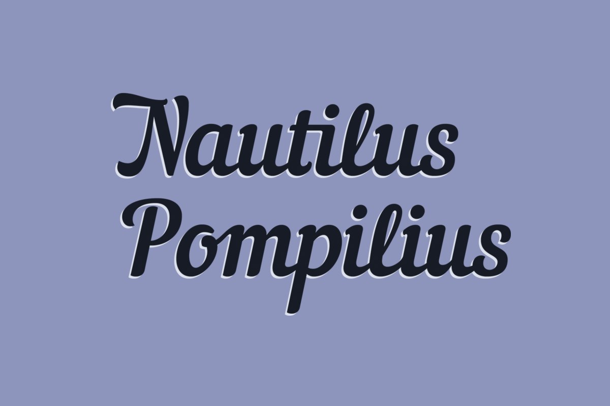 Nautilus Pompilius Шрифт Скачать Бесплатно Онлайн