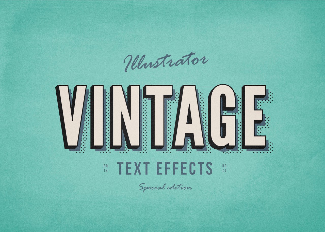 Free Photoshop & Illustrator Vintage Stripes Shadow Text Effects шрифт  #3719 скачать бесплатно онлайн