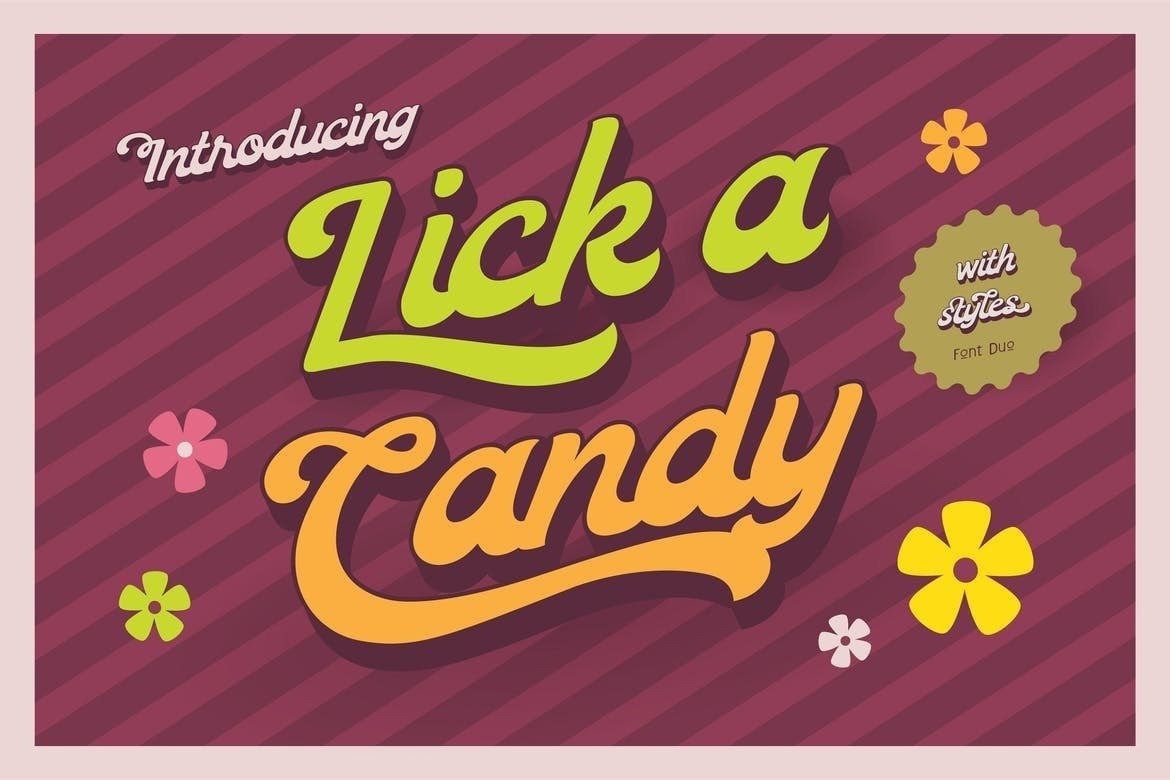 Candy fonts