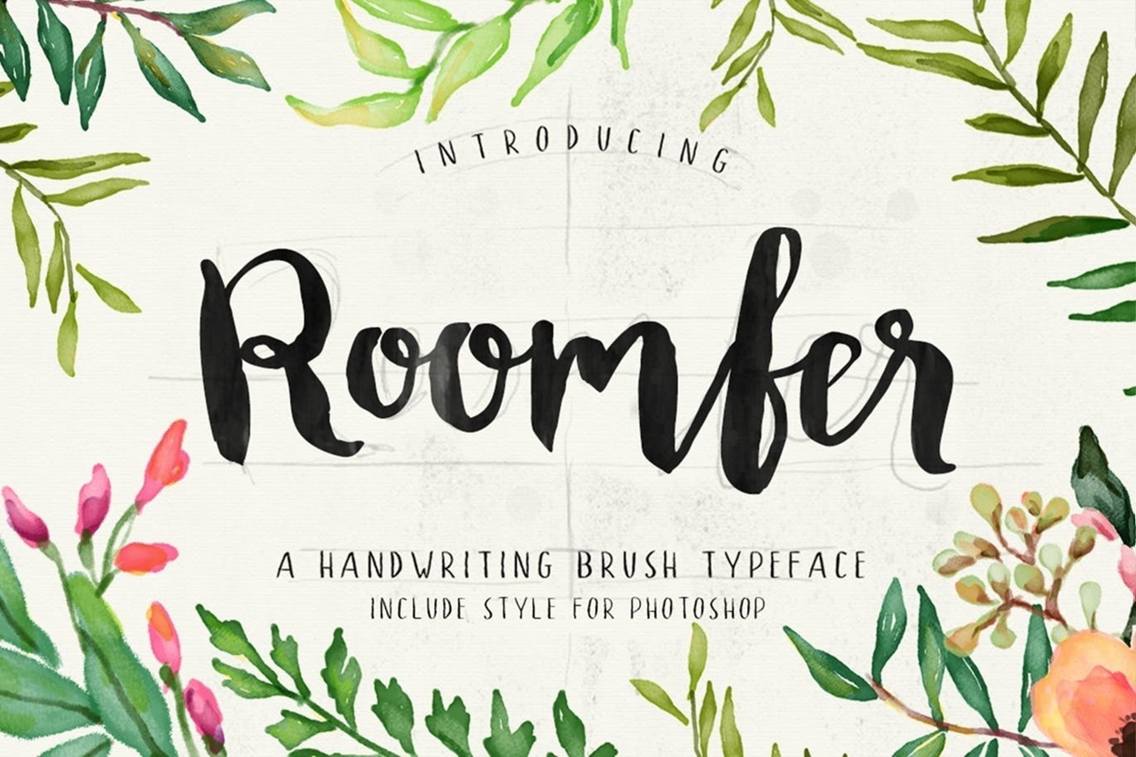 Шрифт - Roomfer font + Style Photoshop шрифт #68551 скачать бесплатно онлайн