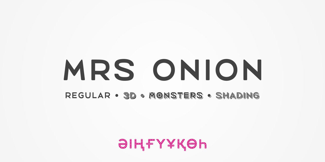 Mrs Onion (27 fonts) шрифт #37529 скачать бесплатно онлайн