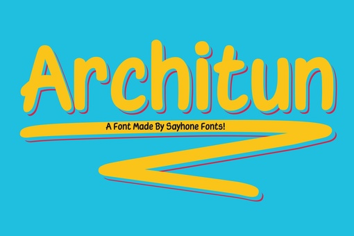 Architun (Free Font) Шрифт #33915 Скачать Бесплатно Онлайн